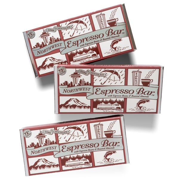 20-PACK OF Chocolate Dark Espresso Bar Northwest Expressions