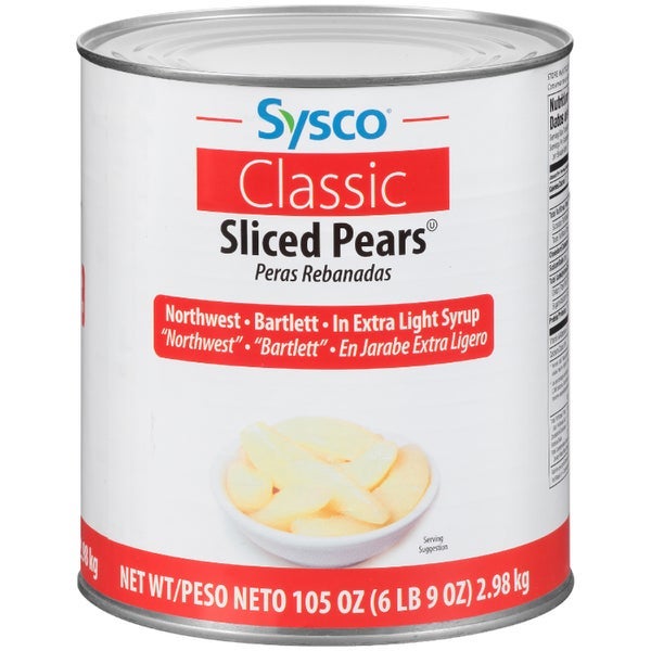6-PACK OF PEAR SLICED CHOICE EXTRA LS