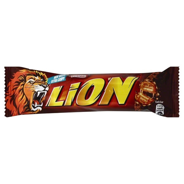 12-PACK OF CHOCOLATE BAR LION 1.76 OUNCE - CASE OF 12