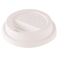 1000-PACK OF Lid Dome SOLO TL38R2-0007 White Traveler Dome Hot Cup Lid - Perfect Fit for 8 oz Cups - 100 Lids per Pack, 10 Packs per Carton