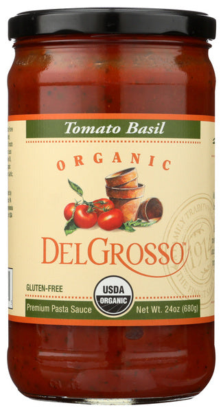 12-PACK OF Sauce Pasta Delgrosso Organ 24 oz