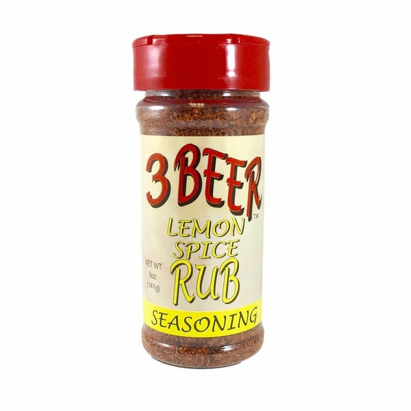 6-PACK OF Seasoning Rub Lemon Spice 3 Beer Rub, InGeorgia