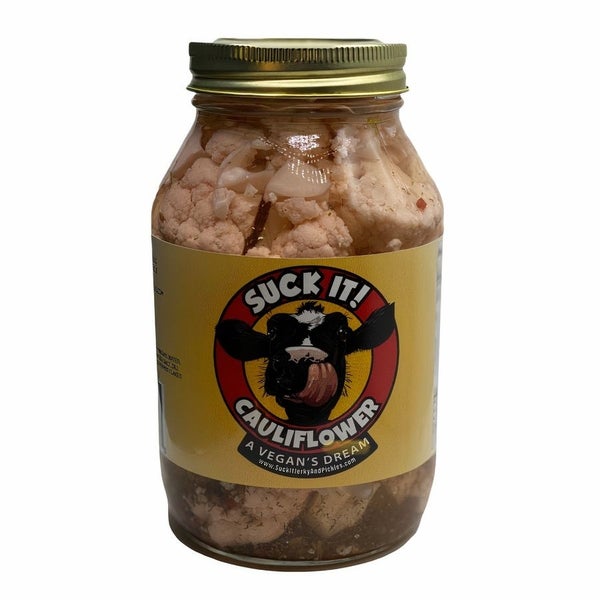 12-PACK OF Cauliflower Pickled, Suck it! Jerky and Pickles
