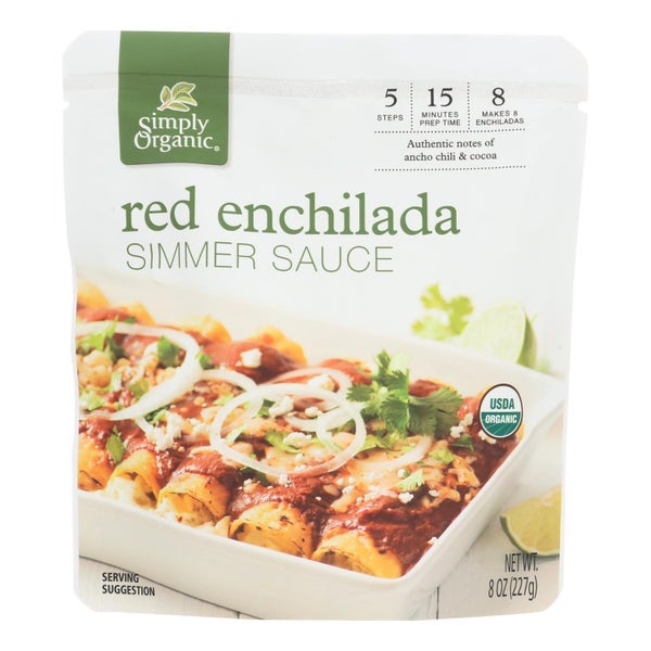 6-PACK OF Sauce Enchilada Red Organic Simply Organic 8 oz