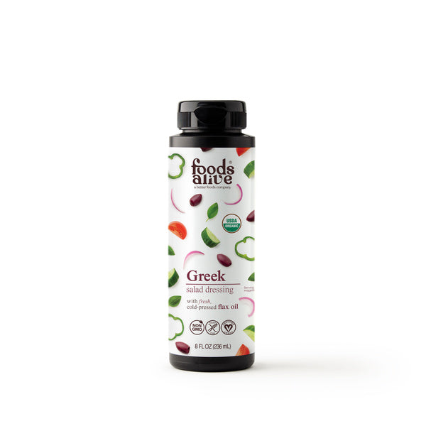6-PACK OF Dressing Salad Greek Organic, Foods Alive