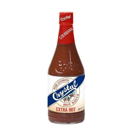 12-PACK OF Louisiana Pure Extra Hot Sauce Bottle Crystal, 12 - 6 Fo