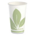 1000-PACK OF Cup Paper Eco-Friendly SOLO RW16BB-JD110 16 oz. Paper Cold Cups - Green and White (1000 Count) for Sustainable Beverage Service