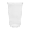 600-PACK OF Cup Plastic Karat [600 Pack - 24oz] Clear Plastic Cups, U-Shape PET Cups (98mm), C-KC24-U
