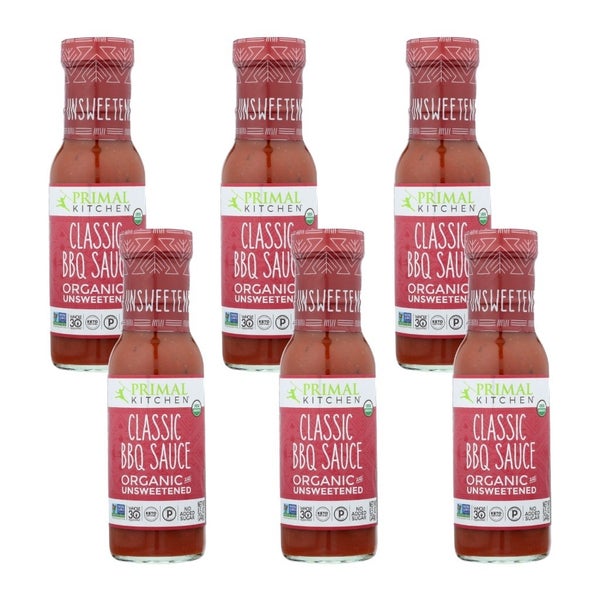 6-PACK OF Sauce Bbq Classic Original Primal Kitchen 8.5 oz