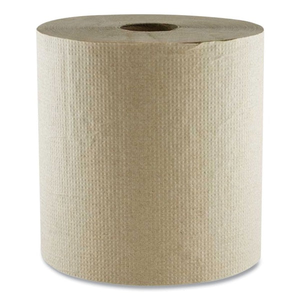 6-PACK OF Boardwalk 6700R Hard Wound Towels - 1-Ply, 8 in. x 700 ft, Kraft, 6 Rolls per Carton for High Absorbency