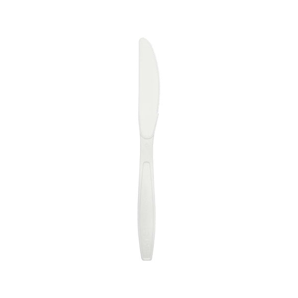1000-PACK OF Knife Weighted Karat Earth PLA Heavy Weight Compostable Knives, Natural - 1,000 pcs