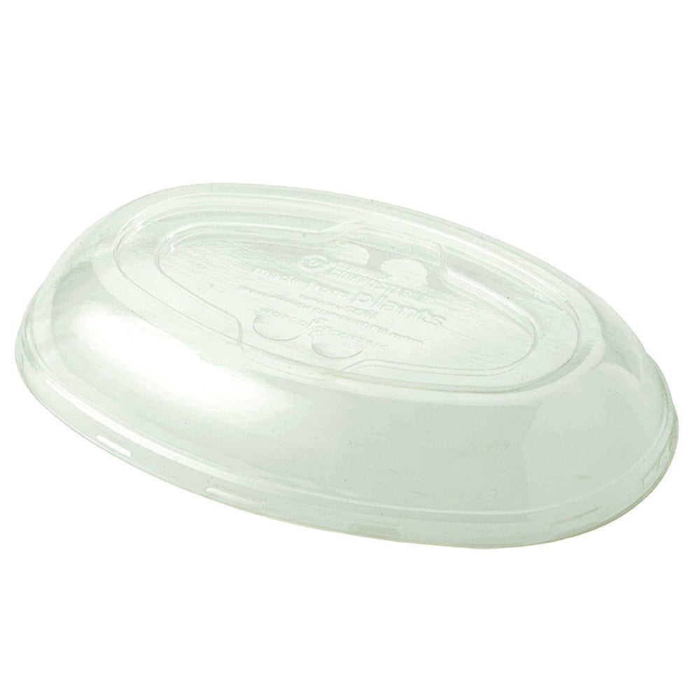 400-PACK OF Bowl Lids Compostable PLA Lids for World Centric 18 oz Burrito Bowls | 400 count