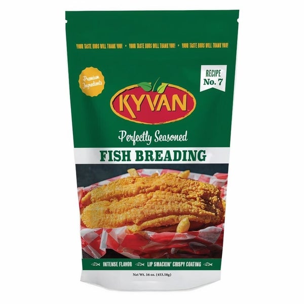 12-PACK OF Breading Fish, KYVAN Foods