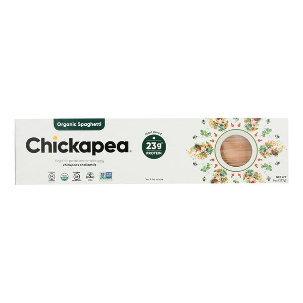 6-PACK OF Pasta Spaghetti Organic Chickpea Chickapea Pasta 8 oz