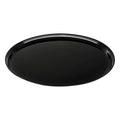 2-PACK OF Tray Disposable 12" Black Round