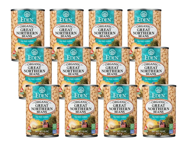 12-PACK OF Bean White Great Northern Eden 15 oz