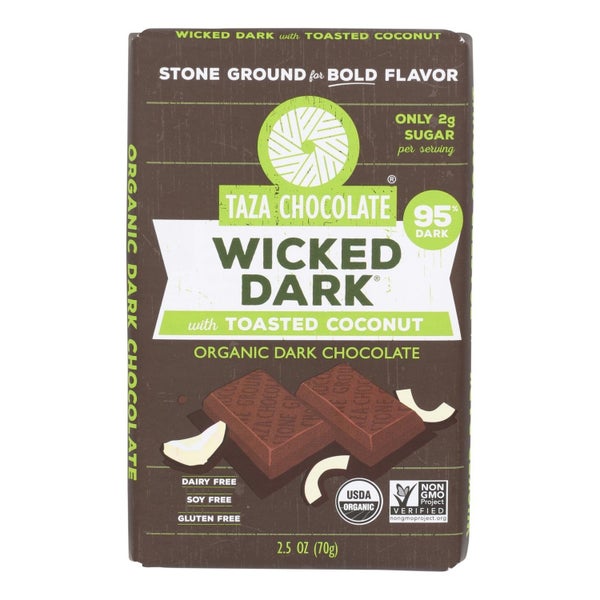 10-PACK OF CHOCOLATE BAR ORGANIC DARK CHOCOLATE