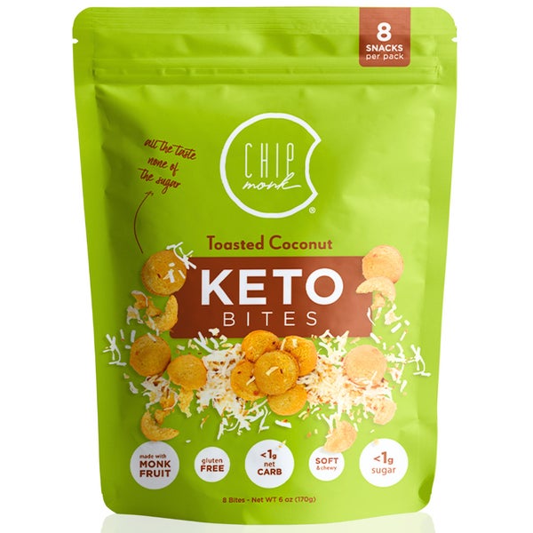 10-PACK OF Cookie Bites, Toasted Coconut Keto ChipMonk Baking