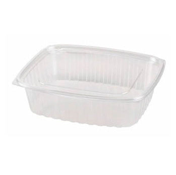 400-PACK OF CONTAINER TOGO World Centric 48 oz Rectangular Compostable PLA Deli Containers | 400 count