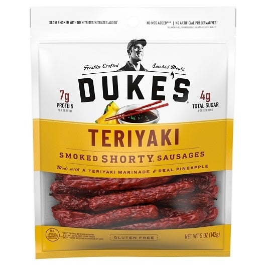 8-PACK OF Shorty Smoked Sausage Teriyaki Dukes, 8 - 5 Oz