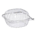 500-PACK OF Container Food Dart PET57PST1 ClearSeal Hinged-Lid Plastic Containers - 5.86 in. x 3.11 in. - 500 Pack for Safe Food Storage