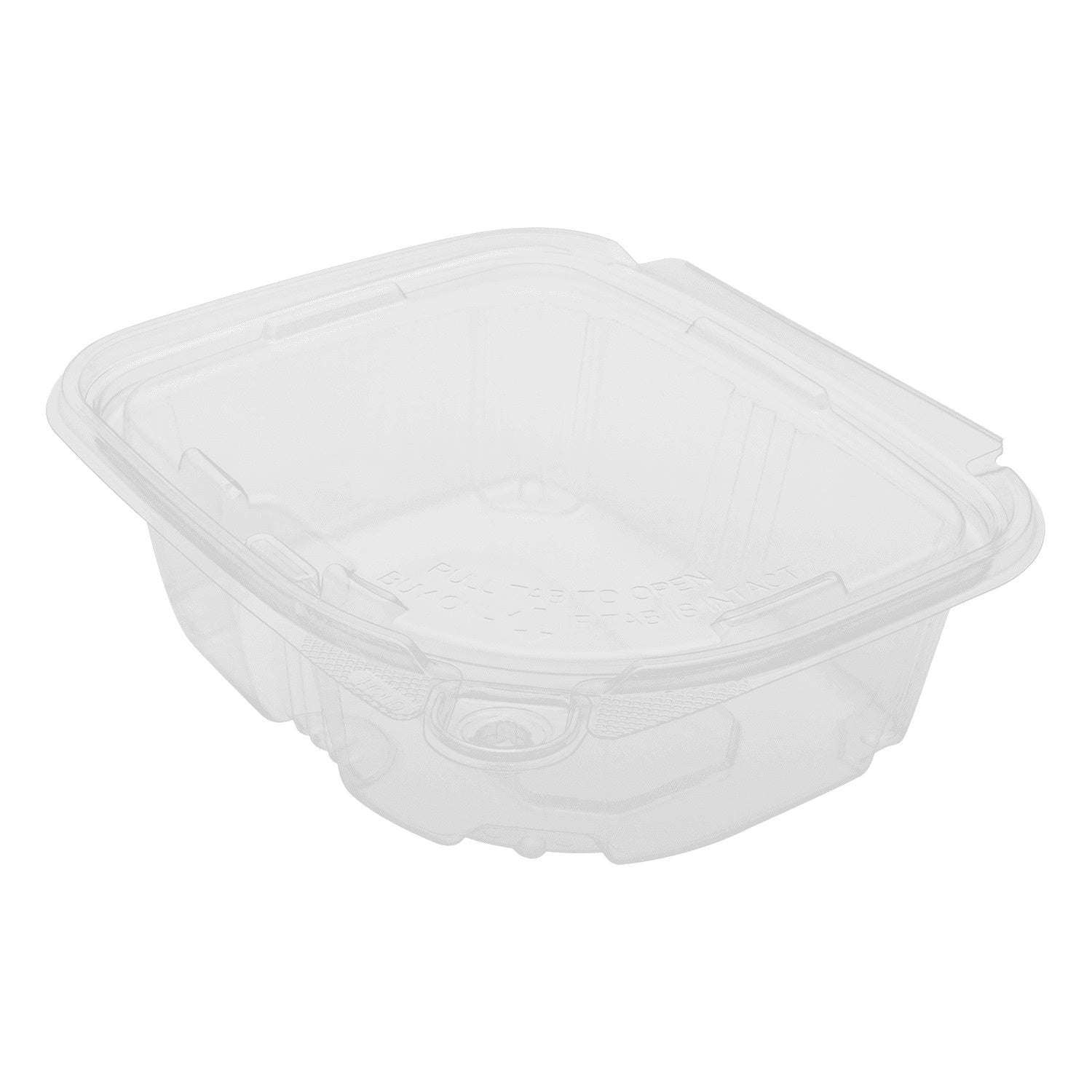 200-PACK OF Container Takeout Karat 200 ct 12 oz PET Plastic Tamper Resistant Hinged Deli Containers with Lid