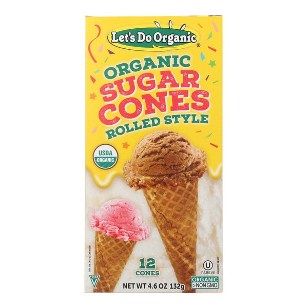 12-PACK OF Cone Sugar Organic Let's Do Organic 4.6 oz