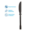 24-PACK OF KNIFE PLAS PP REFILL BLK SRS T