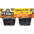 6-PACK OF Black Sliced Olives To Go Pearls (Musco Family), 6 - 5.6 Oz