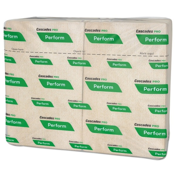 6016-PACK OF Napkin Paper Cascades PRO T411 6.5 x 4.25 Inch Natural 1-Ply Interfold Napkins - Eco-Friendly and Convenient (6016 Per Carton)