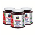 6-PACK OF Fruit Spread Raspberry Chia Premium Set of 3, Space Enterprises (World of Chia)