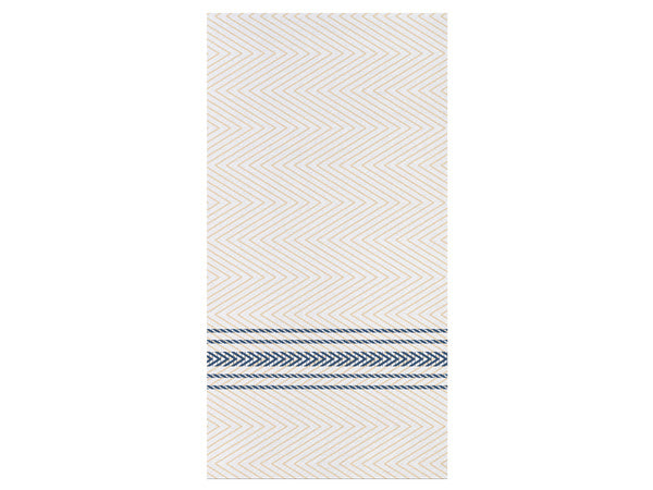 8-PACK OF NAPKIN DINNER BLU/WHT PRT 1/8F