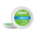 480-PACK OF PLATE ROUND COMPOSTABLE MOLDED FIBER 8.75 INCH 20CT WITH PDQ DISPOSABLE
