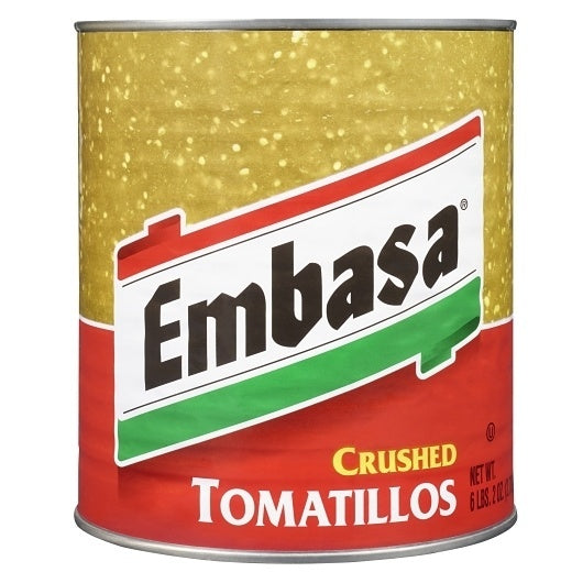 6-PACK OF Crushed Tomatillos Embasa, 6 - 98 Oz