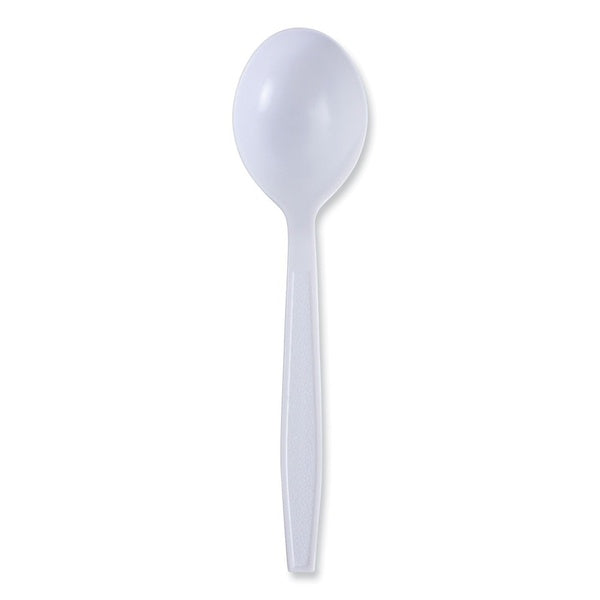 1000-PACK OF Cutlery Plastic Boardwalk Heavyweight Wrapped Polypropylene Soup Spoon - 1000 Count - Perfect for Takeout and Events
