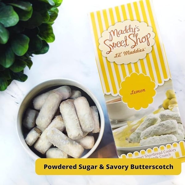 24- PACK OF Cookie Lemon Maddy's Sweet Shop Lemon Shortbread, cookies 7 Ounce Box