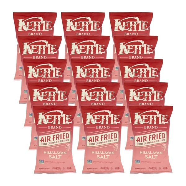 15-PACK OF Potato Chip Himalayan Sea Salt Kettle Foods Chips 4.25 oz