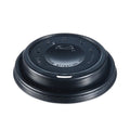 1000-PACK OF Lid Dome Dart 16ELBLK Black Plastic Cappuccino Dome Sipper Lids - Perfect for Hot Drinks (1000 Count Carton)