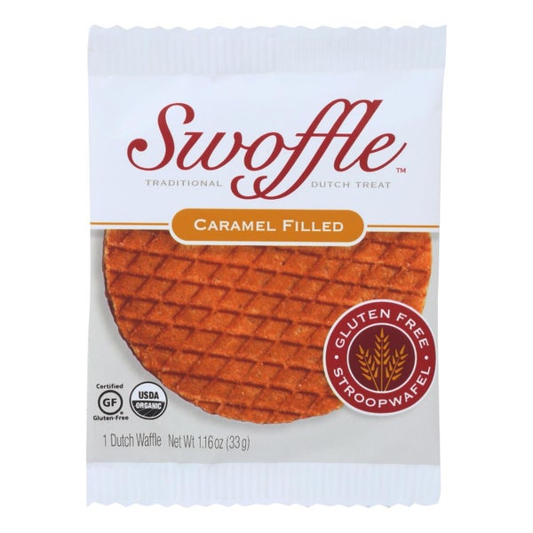 16-PACK OF Cookie Original Caramel Dutch Waffle Swoffle 1.16 oz