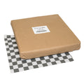 3-PACK OF WRAP DELI BLACK/WHT CHECK 14"