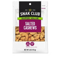 6-PACK OF Salted Cashews Snak Club, 6 - 4 Oz