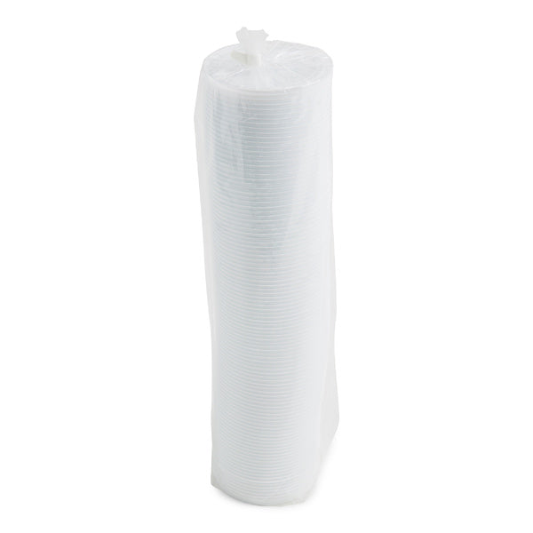10-PACK OF LID PLAS VENTD WHT 6-12 OZ E