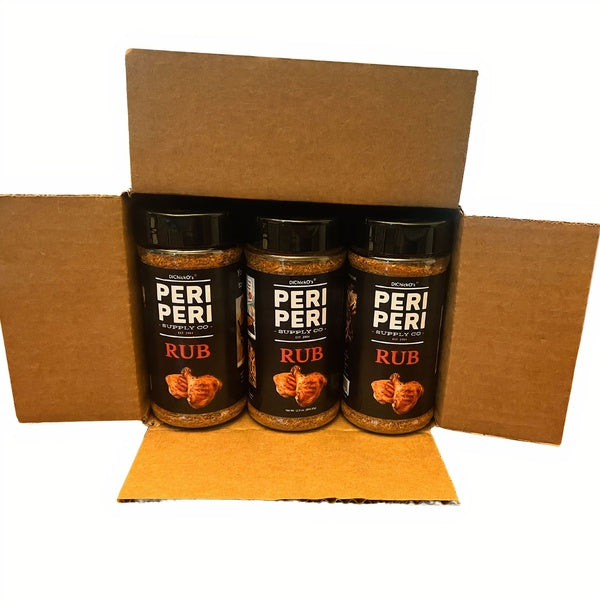 3-PACK OF Rub Peri Peri - 3 pack, DiChickO's Peri Peri Supply Co