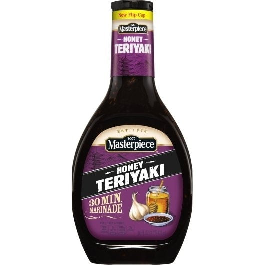 6-PACK OF Honey Teriyaki With Sesame Marinade And Bbq Sauce Bottle Kc Masterpiece, 6 - 16 Fo