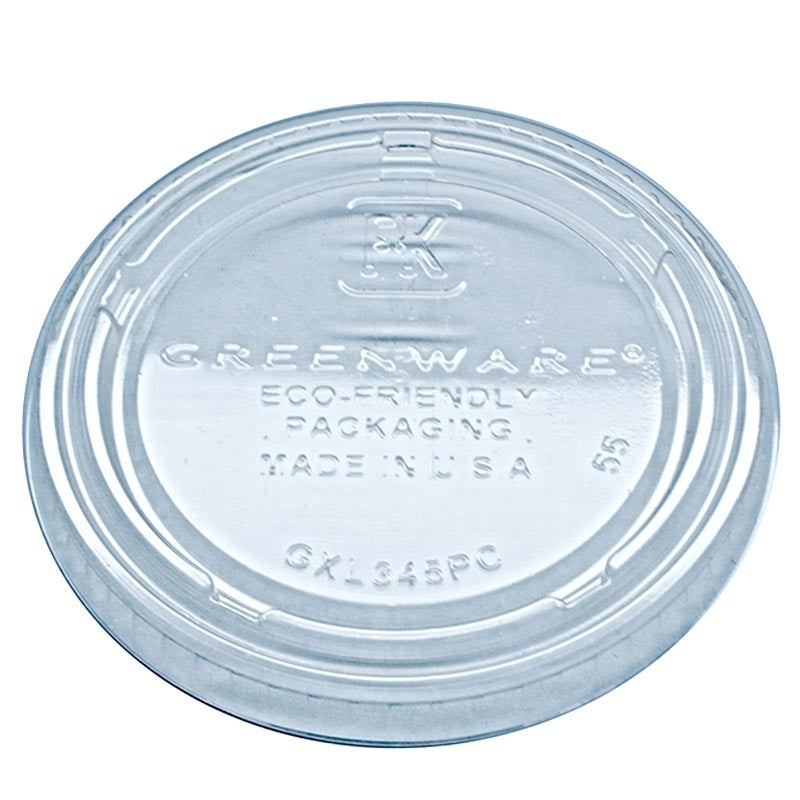 2000-PACK OF CUP/LID PLA Lids | Fits 3.25 & 4 oz Greenware Portion Cups | 2000 count