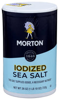 12-PACK OF SALT SEA IODIZED