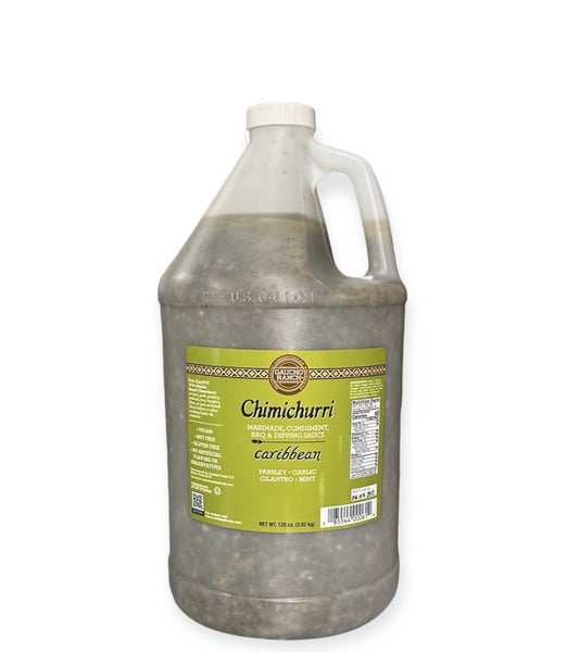 4-PACK OF Sauce Chimichurri Caribbean 1 Gallon Jug