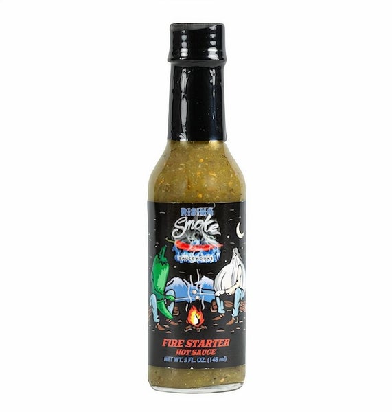 12-PACK OF Sauce Hot Fire Starter, Rising Smoke Sauceworks