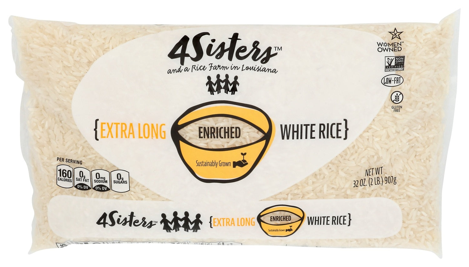18-PACK OF RICE WHITE EXTRA LONG