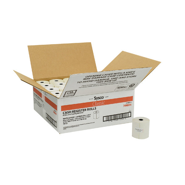 100FT-PACK OF TAPE PAPR CASH REG RL 2PLY 3